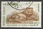 Timbre oblitr n 351A(Yvert) Cameroun 1962 - Lion