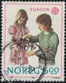 Norvge 1989 Oblitr Used Europa CEPT Jeux d'Enfants Y&T NO 977 SU