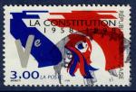 France 1998 - YT 3195 - cachet rond - 40 anniversaire constitution Vrpublique