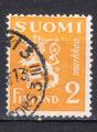 FINLANDE - 1942 - Armoirie - Yvert 257 Oblitr