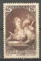 France 1939; Y&T n 446; 40c + 60 au profit du Muse Postal, oeuvre de Fragonard