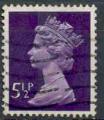 R-U / U-K (G-B) 1973 - Reine/Queen Elisabeth II, Machin 5.5 p, obl - YT 698a 