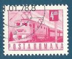 Roumanie N2644 Train lectrique oblitr