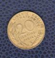France 1974 Pice de Monnaie Coin 20 centimes Libert galit fraternit