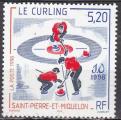 St PIERRE et MIQUELON  N 670 de 1998 neuf** TTB  "le curling"