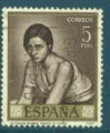 Espagne - oblitr - tableau Romero de Torres (la petite pioche)