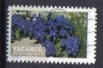 TIMBRE FRANCE 2007 - YT 4039 (A 120) - VACANCES - fleurs - gentianes