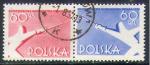 Pologne 1957 Y&T 891/92   M 1006c/07c    Sc 768a   Gib 1007a