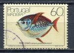 Timbre du PORTUGAL Madre  1985  Obl  N 104  Y&T  Poissons  