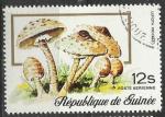 Guine 1977; Y&T n PA 112; 15s flore, champignon