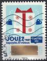 France 2018 Oblitr Used Timbre  gratter N 9 voeux cadeau Y&T 1649 SU