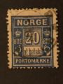 Norvge 1889 - Y&T Taxe 5 obl.