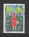 ITALIA Y&T n° 1250 U. n° 1323 Giornata del francobollo  1975  USATO 