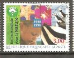 France 1998  YT n3198 oblitr  Union mondiale pour la nature