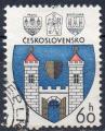 TCHECOSLOVAQUIE N° 2197 o Y&T 1977 Armoiries de villes (Kralupy nad vltavou)