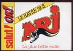 Autocollant  RADIO & FM NRJ Le Havre  avec les revues SALUT et OK