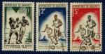 Rp. du Dahomey 1963 - YT 192-194-195 - oblitr - jeux sportifs de l'amiti