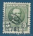 Danemark N°55 Frédéric VIII 5o vert oblitéré
