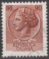 Italie - 1968/72 - Yt n 1006 - Ob - Srie courante monnaie syracusaine 90 lires