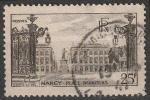 Timbre oblitr n 778(Yvert) France 1947 - Nancy, place Stanislas