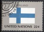 NATIONS UNIS (New York) N 455  Y&T 1983 Drapeau de Finlande