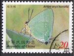 CHINE- FORMOSE N 2833 de 2004 avec un papillon oblitr 