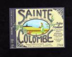 Etiquette de bire : Sainte Colombe ( bire bretonne )
