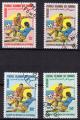 1993 COMORES obl 555 a 558 srie complete