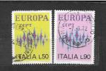 ITALIA  n. 1174 - 1175 Europa 1972  USATO
