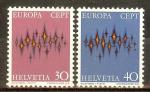 SUISSE N°899/900* (Europa 1972) - COTE 1.50 €
