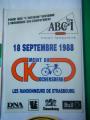 CIRCUIT DU KOCHERSBERG 1988 dat   Autocollant VELO SPORT Cyclisme