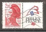 France-1987 YT n 2461 oblitr