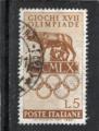 Timbre Italie / Oblitr / 1960 / Y&T N812.