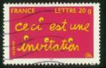 France 2005 - YT 3760 - oblitr - ceci est une invitation