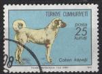 Turquie 1973; Y&T n 2067; 25k faune, chien berger de Sivas