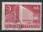 Finlande 1943; Y&T n 266; 9m lilas-rose, htel des Postes d'Helsinki