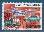 Espagne n2256 Exportations d'avions et de vhicules oblitr