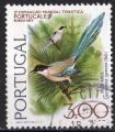 Portugal 1977; Y&T n 1306; 3e, oiseau, pie bleue