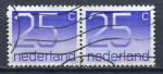 Timbre PAYS BAS  1976   Obl   N 1043  Paire Horizontale  Y&T    