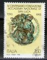 **   ITALIE    750 L  1993  YT-2016  " 400 ans acadmie San Luca "  (o)   **