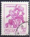 Pologne/Poland 1974 - Fleur : iris, obl. - YT 2136 