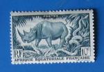 AEF 1947 Nr 208 - Rhinoceros neuf*