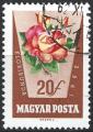 HONGRIE - 1962 - Yt n 1516 - Ob - Fleurs : roses 20fi