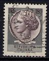 TIMBRE  ITALIE  Obl  1968 / 72  Personnage Monnaie Syracusaine