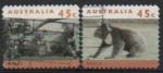 Australie : n 1371 et 1372 oblitr anne 1994