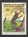 Cameroun 1983; Y&T n 699; singe, colobe noir