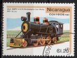 NICARAGUA N 1171 o Y&T 1981 Rtrospective des chemin de fer