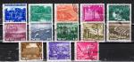 Israël / Paysages d'Israël / Lot de 13 timbres oblitérés