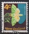 NOUVELLE ZELANDE N 513 o Y&T 1970-1971 Papillons (Puriri moth)