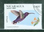 Nicaragua 1981 Y&T PA 967 oblitr Oiseau - Campylopteus